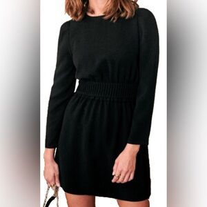 Sezane Malou dress in black